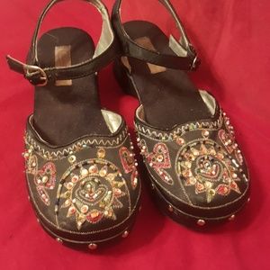 Size 3 Candies Beaded Sandals